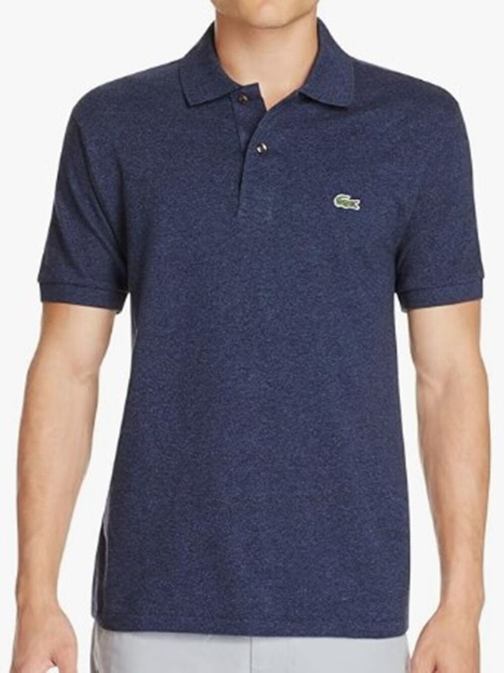 Lacoste Men's Classic Chine Pique Polo Shirt, Pitch Blue Chine, 3XL